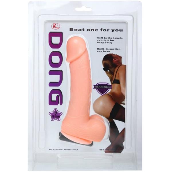 REALISTIC DILDO DONG VIBRATION AND ROTATION 20 CM