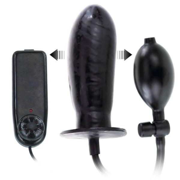 BIGGER JOY INFLATABLE PENIS WITH VIBRATION 16 CM