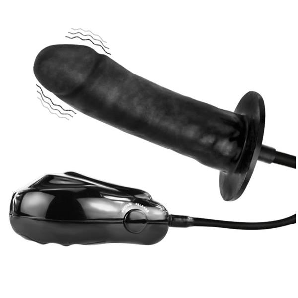 BIGGER JOY INFLATABLE DILDO WITH VIBRATION 16 CM