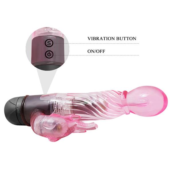 GIVE YOU A KIND OF LOVER VIBRATOR WITH PINK RABBIT 10 MODES