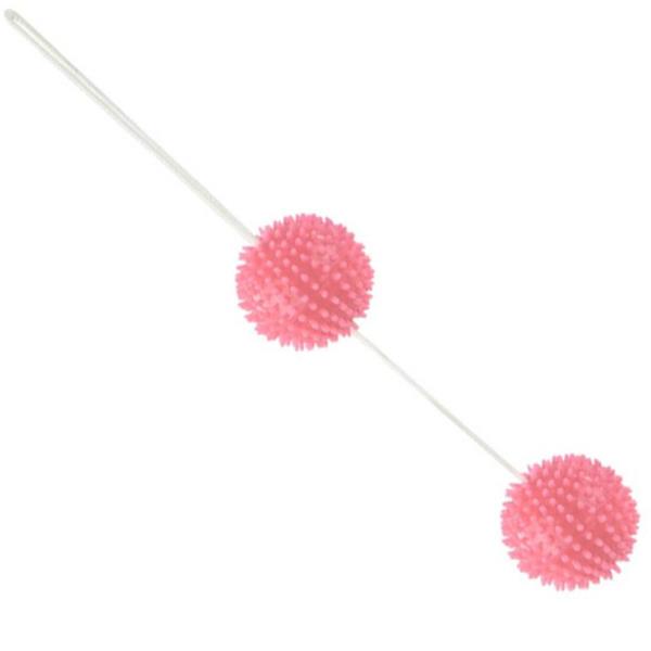A DEEPLY PLEASURE PINK TEXTURED BALLS 3.6 CM