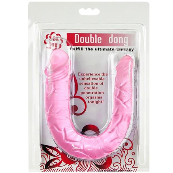 DOUBLE DONG DOUBLE PINK DILDO