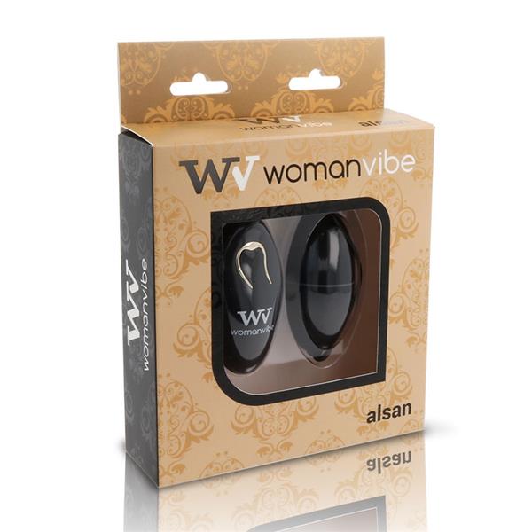 ALSAN EGG REMOTE CONTROL BLACK SILICONE BLACK