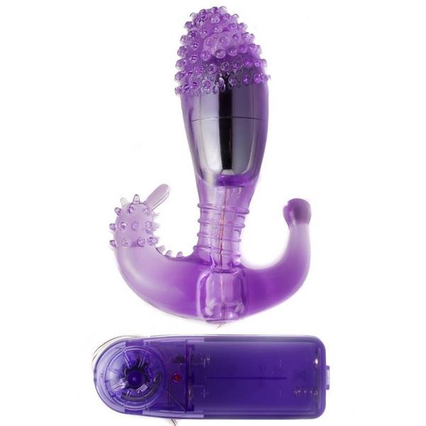 LILAC VAGINAL AND ANAL STIMULATOR WITH VIBRATION