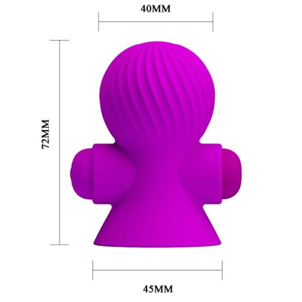 NIPPLE STIMULATORS 12M LILAC VIBRATION