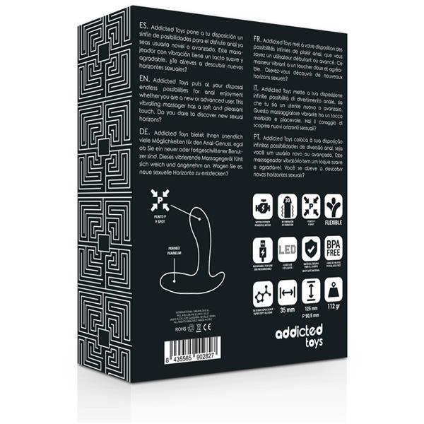 ANAL MASSAGER BLACK VIBRATION