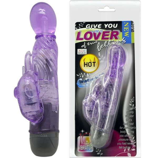 Dajte vam vrsto ljubimca vibrator z lila zajčkom 10 načinov