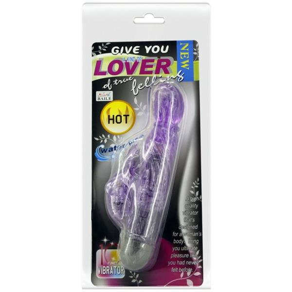 Dajte vam vrsto ljubimca vibrator z lila zajčkom 10 načinov
