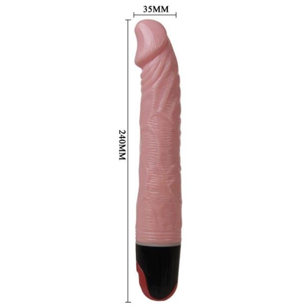 VIBRATOR MULTISPEED 21.5 CM ROZA