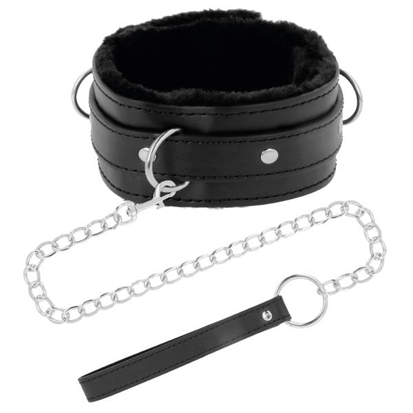 COMFORTABLE POSTURE NECKLACE WITH LEATHER CHAIN