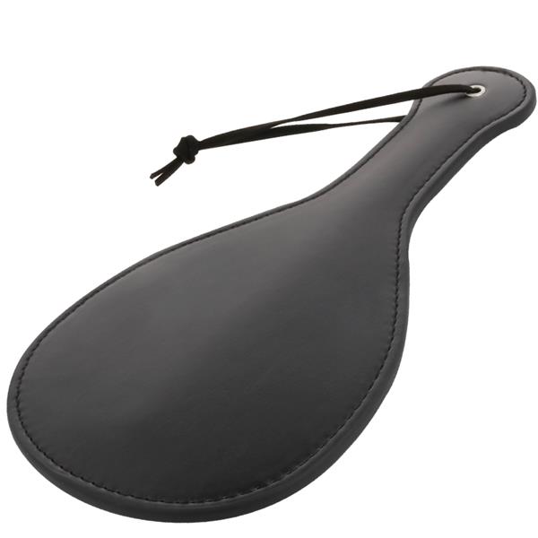 ROUNDED BLACK FETISH PADDLE