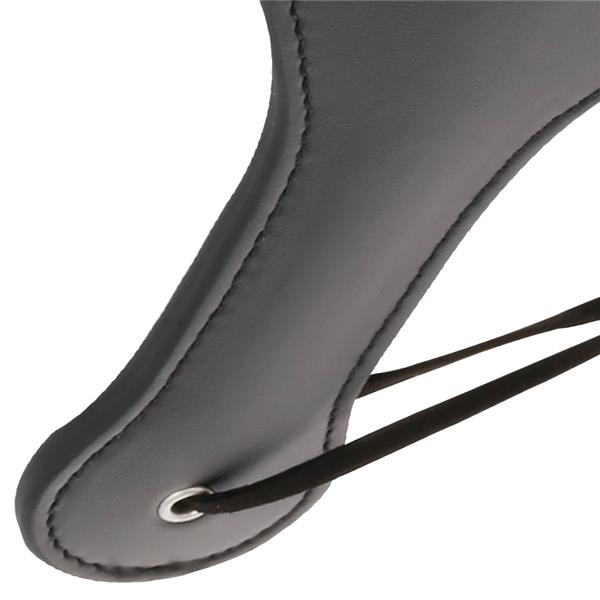ROUNDED BLACK FETISH PADDLE