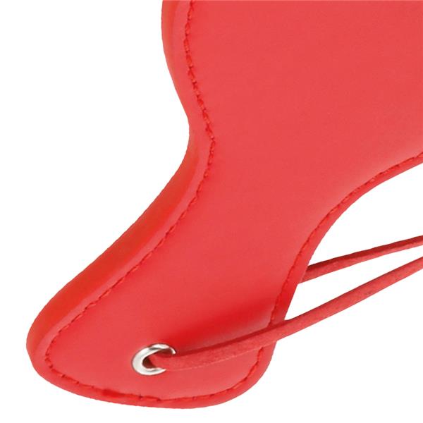 RED ROUNDED FETISH PADDLE