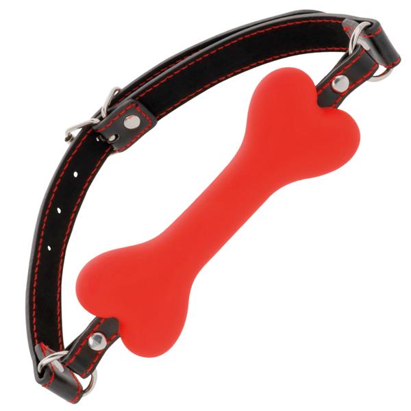 RED BONE SILICONE GAG