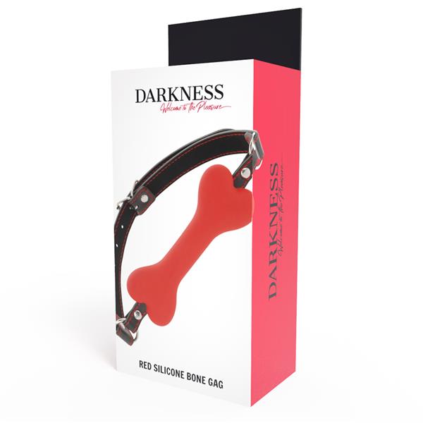 RED BONE SILICONE GAG