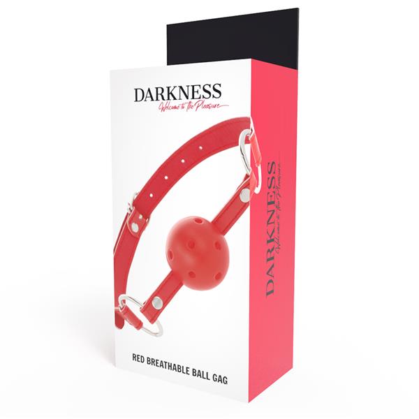 RED BREATHABLE GAG