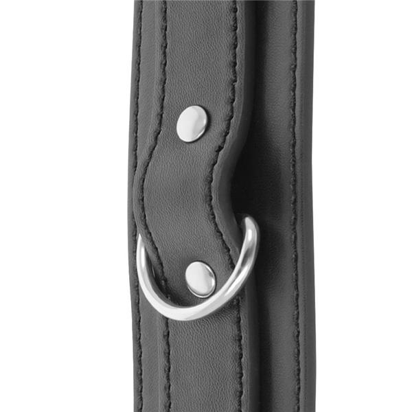 BLACK ADJUSTABLE HANDCUFFS WITH DOUBLE REINFORCEMENT TAPE