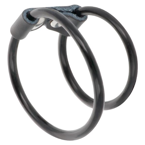 DOUBLE FLEXIBLE PENIS RING