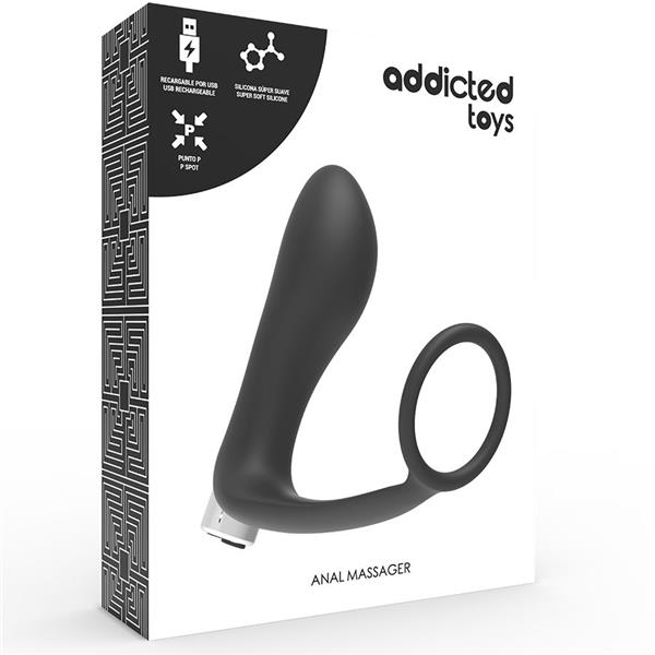 PROSTATIC VIBRATOR RECHARGEABLE MODEL 1 - BLACK
