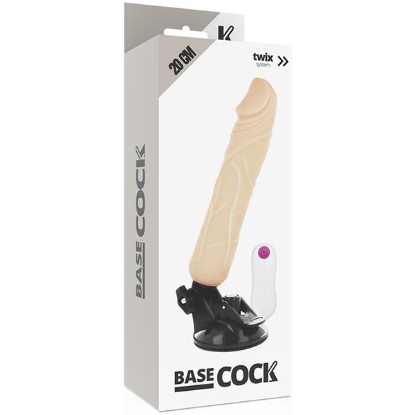 REALISTIC VIBRATOR REMOTE CONTROL FLESH 20 CM -O- 4 CM