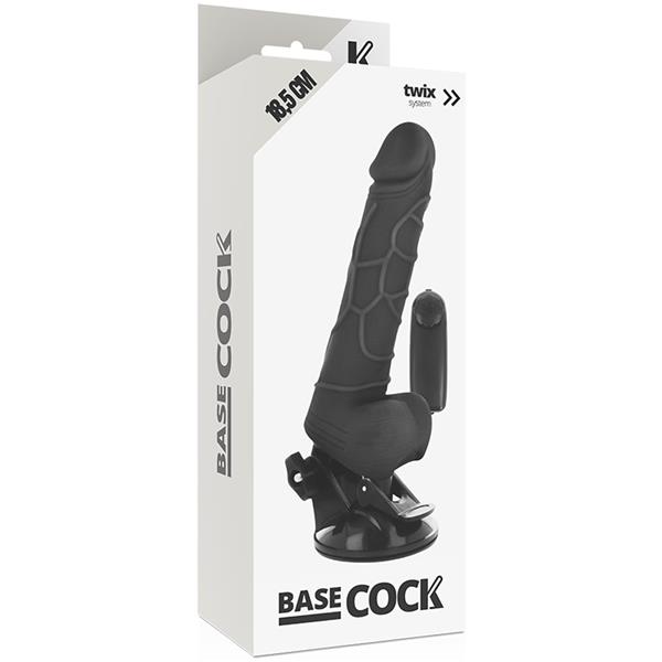 REALISTIČNI VIBRATOR NA DALJINSKO UPRAVLJANJE KOŽA 18.5 CM -O- 4CM
