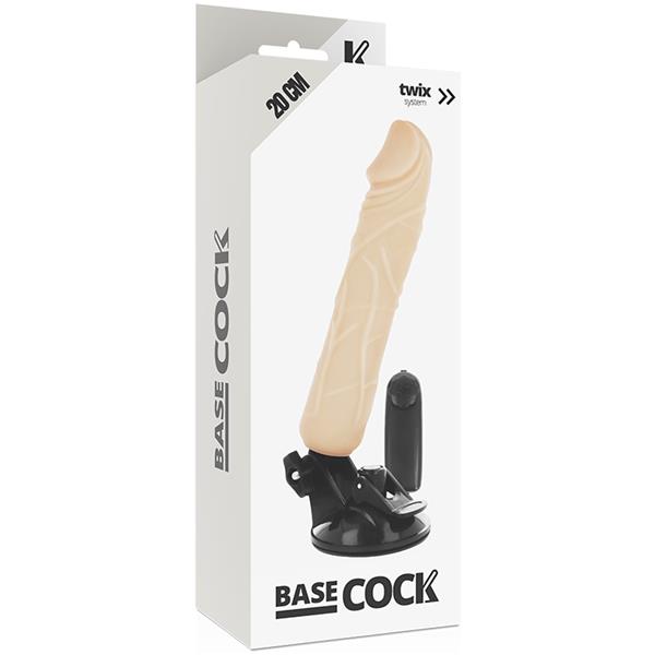 REALISTIČNI VIBRATOR NA DALJINSKO UPRAVLJANJE KOŽA 20 CM -O- 4 CM