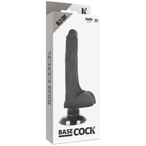 REALISTIC VIBRATOR 2-1 FLESH 18.5 CM -O- 4 CM