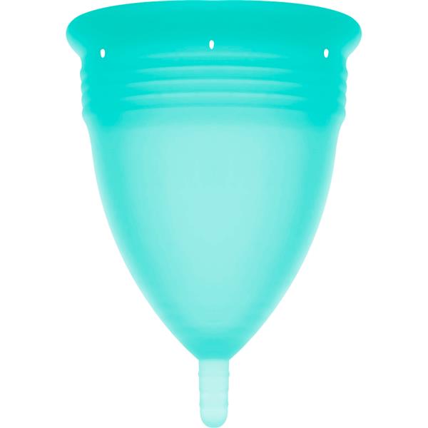 FDA SILICONE MENSTRUAL CUP AQUAMARINE - SIZE S