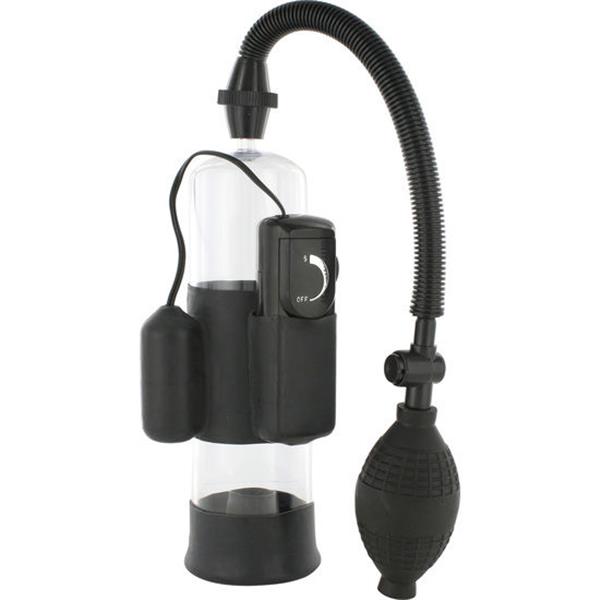 PUMP ZA EREKCIJO ZA PENIS Z VIBRATORJEM