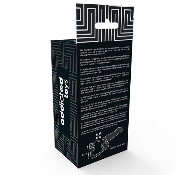 ANAL PLUG WITH BLACK PENIS RING