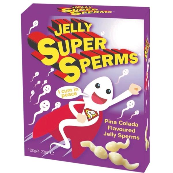 JELLY SUPER SPERM GUMMIES FORM SPERM 120 GR
