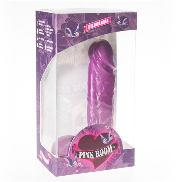 AMADEO REALISTIC DILDO PURPLE 15.5 CM