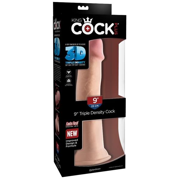 TRIPLE DENSITY DILDO 23 CM