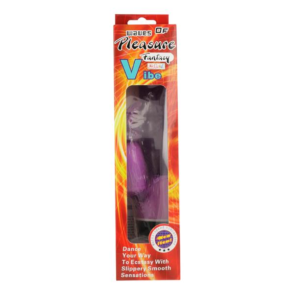 WAVES OF PLEASURE FANTASY VIBRATOR WITH LILAC RABBIT 23 CM