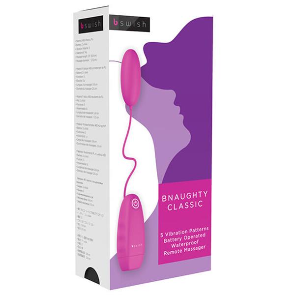 BNAUGHTY CLASSIC VIBRATING BULLET CERISE