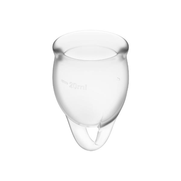 FEEL CONFIDENT MENSTRUAL CUP DARK BLUE 15 + 20 ML