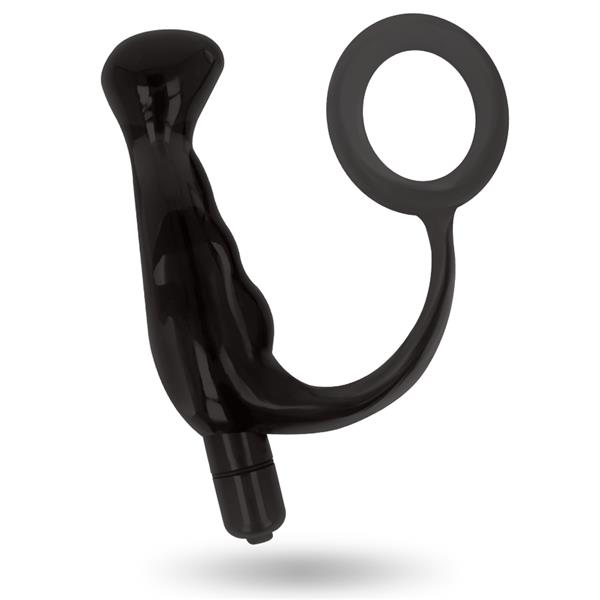 VIBRATOR PROST TICO BLACK 10 CM