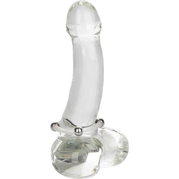 STEEL BEADED SILICONE RING L
