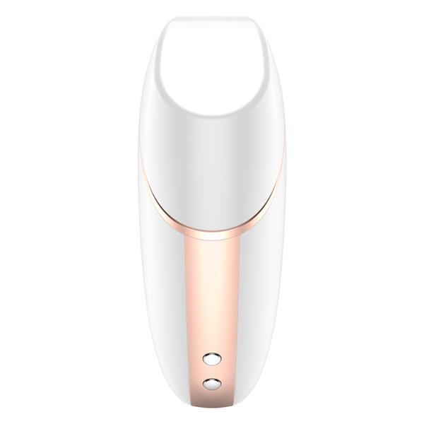 LOVE TRIANGLE AIR PULSE STIMULATOR & VIBRATOR BLACK