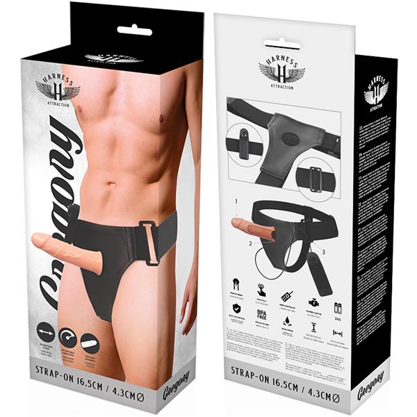 GREGORY HOLLOW RNES Z VIBRATORJEM 16.5 CM -O- 4.3 CM