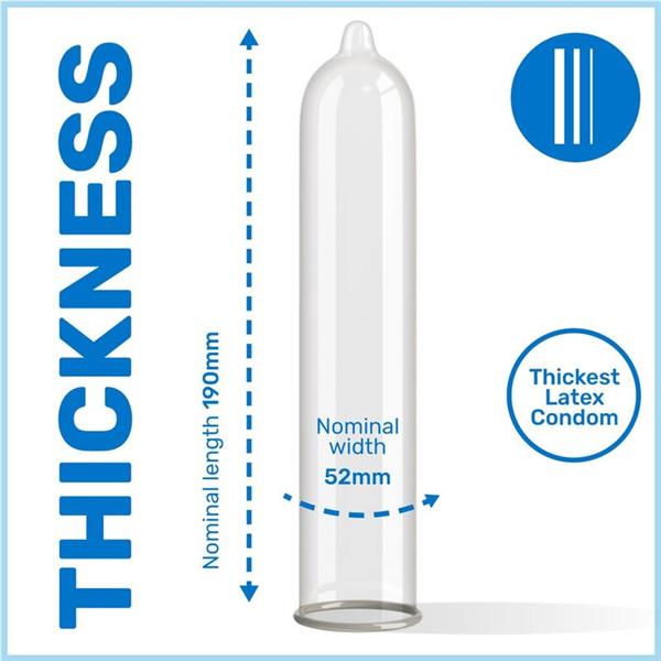 EXTRA CONDOM EXTRA THICK 3 UNITS