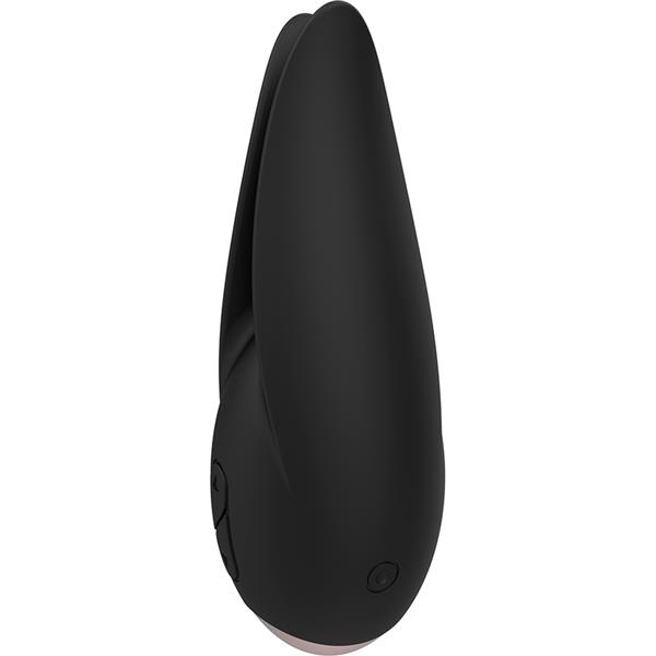 CLITORIAL STIMULATOR BLACK / GOLD FLOWER