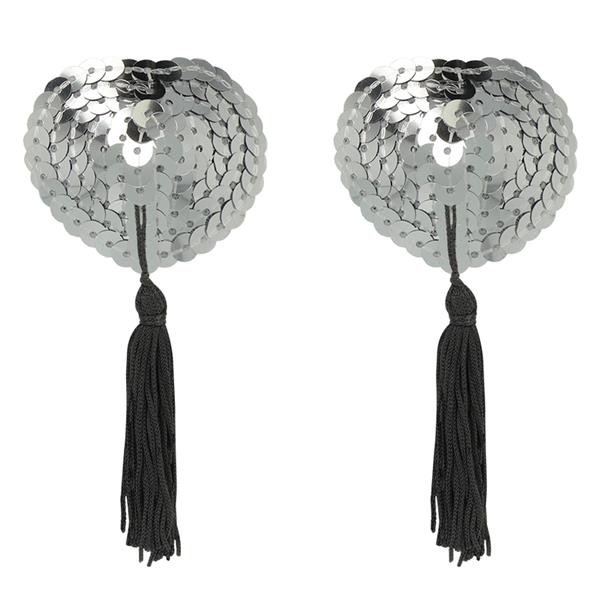 NIPPLE COVERS SILVER