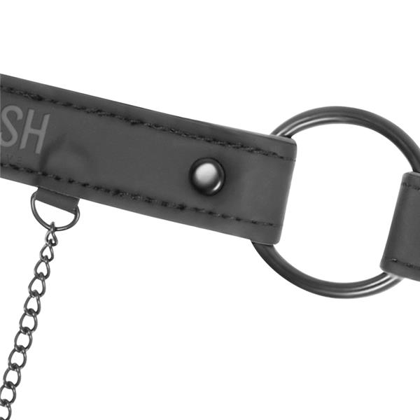 GAG RING WITH NIPPLE CLAMPS