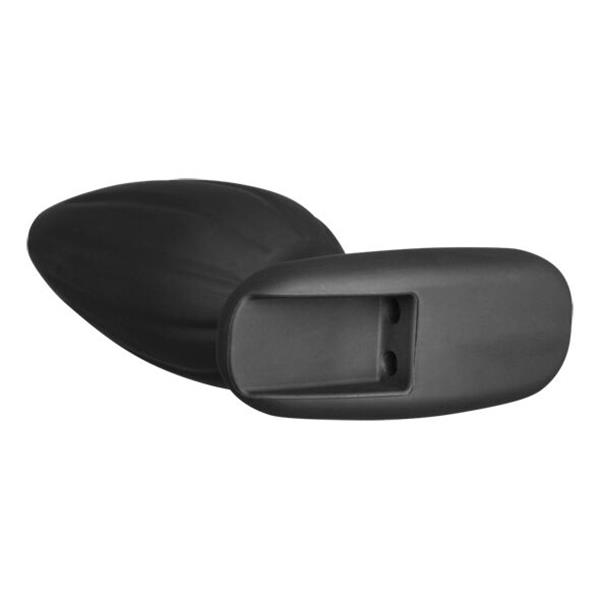 SILICONE BLACK ROCKER BUTT PLUG MEDIUM