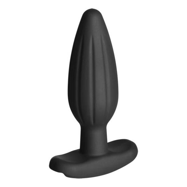 SILICONE BLACK ROCKER BUTT PLUG MEDIUM