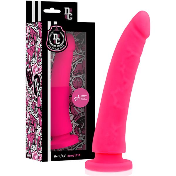 TOYS PINK DILDO MEDICAL SILICONE 17 CM -O- 3 CM