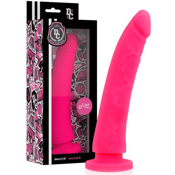 TOYS PINK DILDO MEDICAL SILICONE 20 CM -O- 4 CM