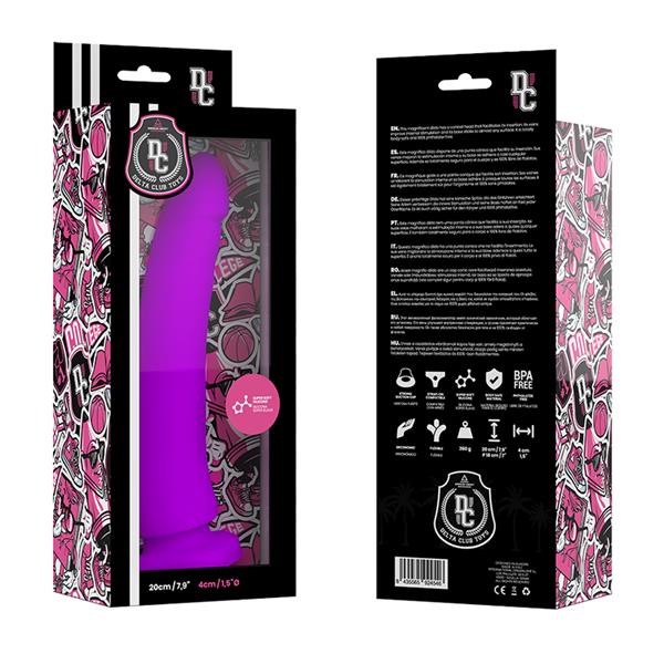 TOYS LILAC DILDO MEDICAL SILICONE 20 CM -O- 4 CM