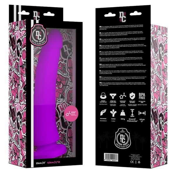 TOYS LILAC DILDO MEDICAL SILICONE 23 CM -O- 4.5 CM